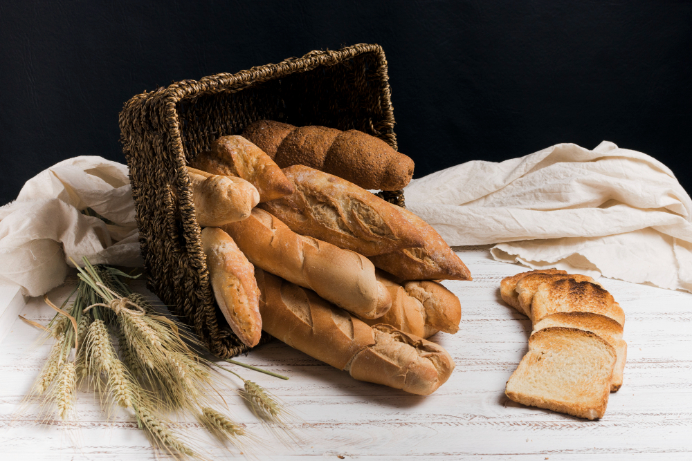 Bizcochos caseros de panadería tradicional
